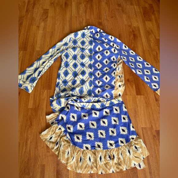 Zara two printed piece shirt and skirt set (Isabel Marant style) - Picture 6 of 10